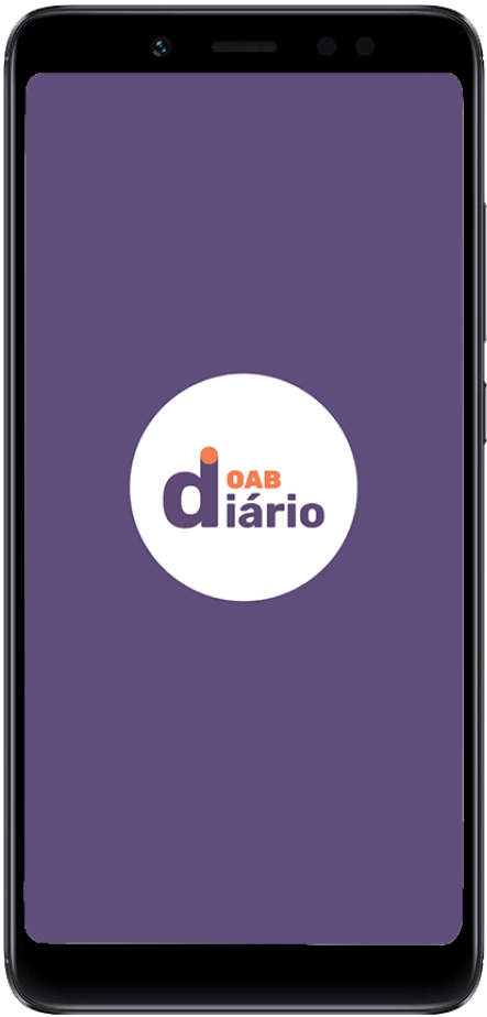 Imagem do aplicativo OAB Diário no celular